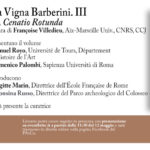 La Vigna Barberini. III. La cenatio rotunda