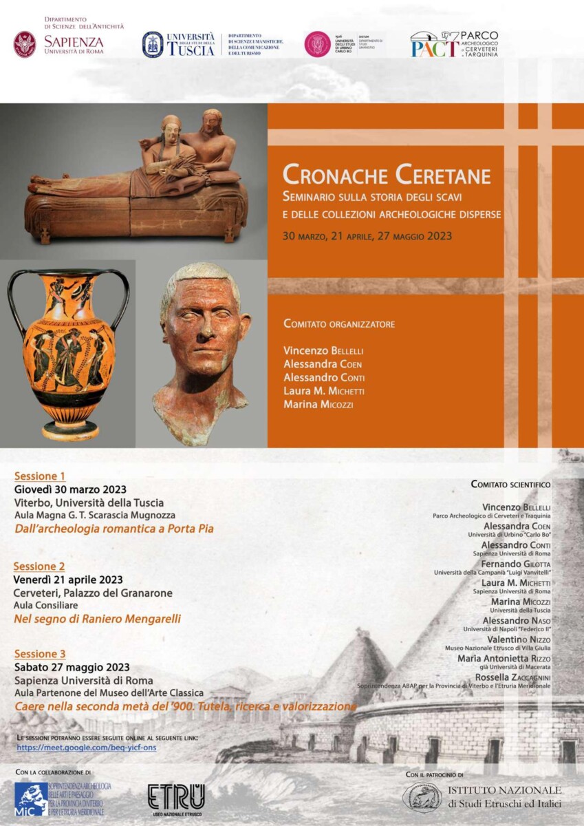 Cronache Ceretane. Seminario sulla storia degli scavi e delle collezioni archeologiche disperse