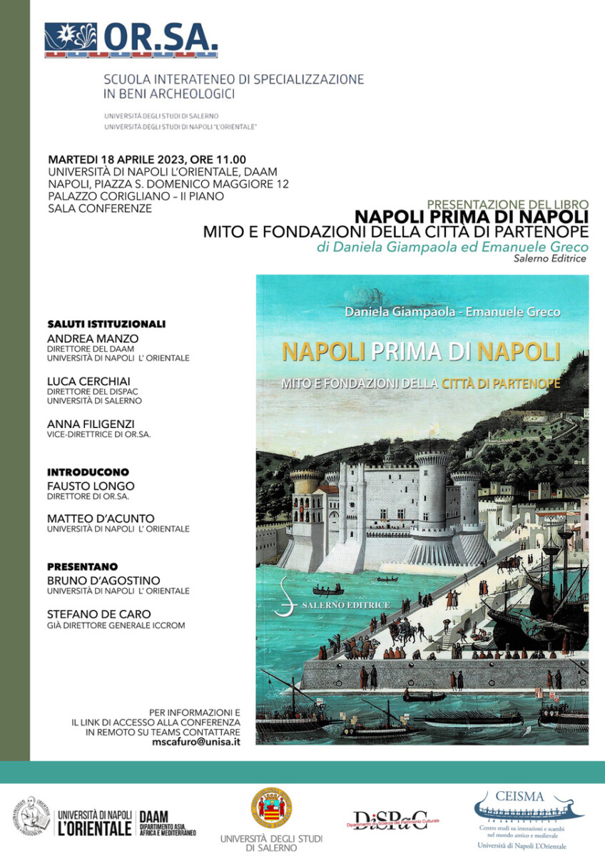Napoli prima di Napoli. Mito e fondazioni della città di Partenope