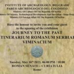 Journey to the past. Itinerarium Romanum Serbiae Viminacium