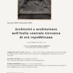 Architetti e architetture nell'Italia centrale tirrenica di età repubblicana