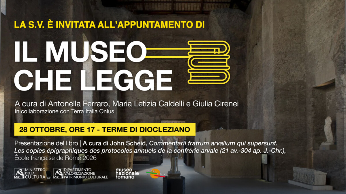 Presentazione del libro Commentarii fratrum arvalium qui supersunt. Les copies épigraphiques des protocoles annuels de la confrérie arvale (21 av.-304 ap. J.-Chr.)
